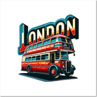 London Bus Posters and Art